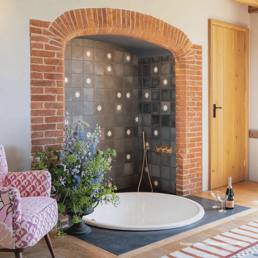 Luna Old Iron Tile Tiles - Handmade