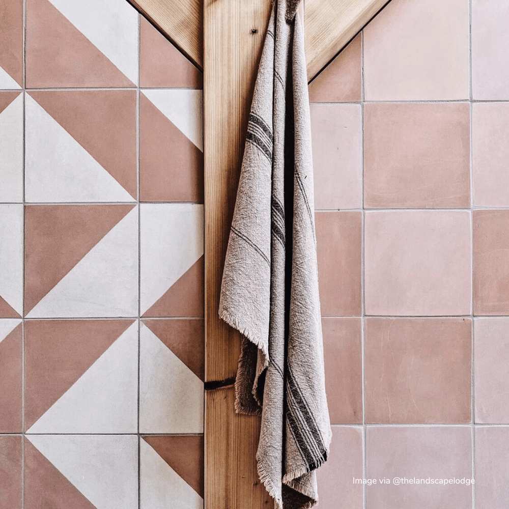 Pink Alalpardo Tile Tiles - Handmade