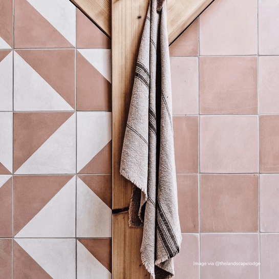 Pink Alalpardo Tile Tiles - Handmade