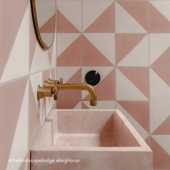 Pink Alalpardo Tile Tiles - Handmade