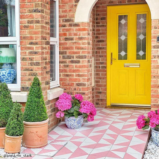 Pink Alalpardo Tile Tiles - Handmade