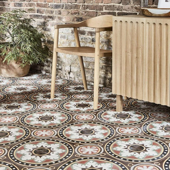 Quinta Marron Tile Tiles - Handmade