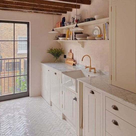 White Bejmat Tile per SQM Tiles - Glazed